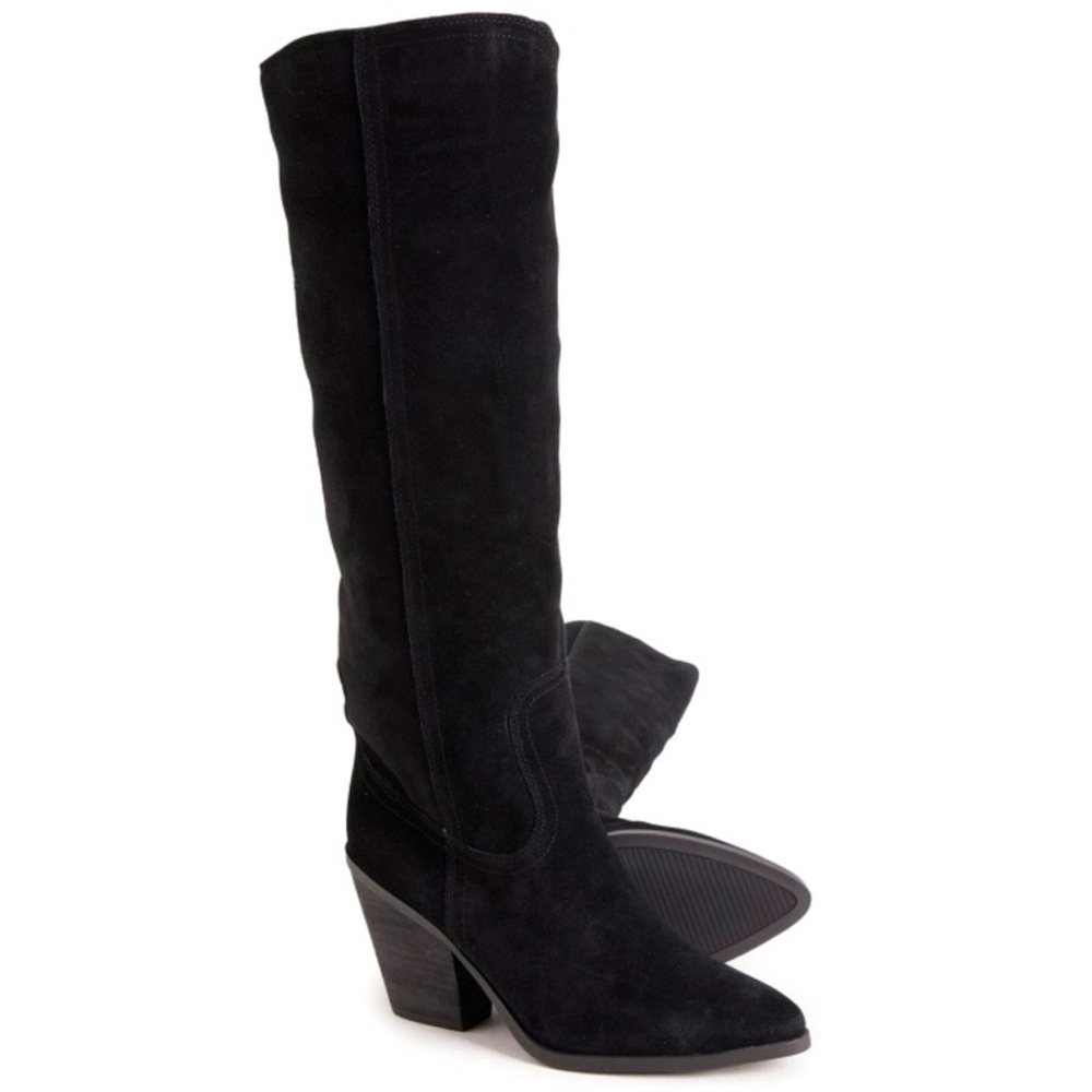 Blondo Willow black suede waterproof leather boots